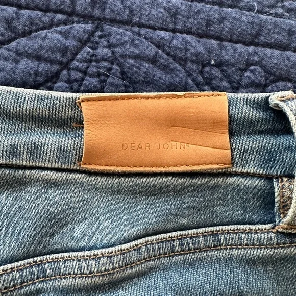 Dear John Cropped Denim Jeans Gently Used Size 27 - Picture 10 of 10